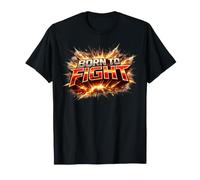 Born to Fight Kickboxing Nak Muay Thai Boxing Fighter Cadeau T-Shirt