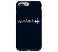 Born to Fly Flying Airplane Heartbeat EKG pour Aviation Pilote Coque pour iPhone 7 Plus/8 Plus