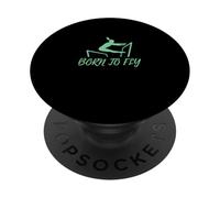 Born to Fly Gymnast Gobelet Acrobat Balance Beam PopSockets PopGrip Adhésif
