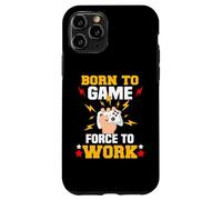 Born to Game Force to Work Gaming et Gamer Coque pour iPhone 11 Pro