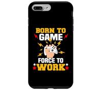 Born to Game Force to Work Gaming et Gamer Coque pour iPhone 7 Plus/8 Plus