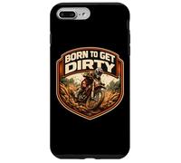 Born to Get Dirty Dirt Bike Rider Lover Lover Motocross Kids Coque pour iPhone 7 Plus/8 Plus