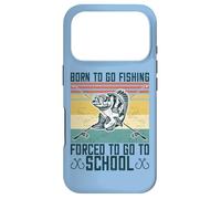 Born to Go Fishing Bass Fish Fisherman Boys Kids Coque pour iPhone 17 Pro