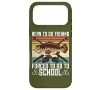 Born to Go Fishing Bass Fish Fisherman Boys Kids Coque pour iPhone 17 Pro Max