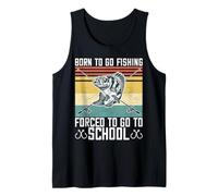 Born to Go Fishing Bass Fish Fisherman Boys Kids Débardeur