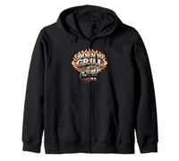 Born to Grill BBQ Smoker Dad Pitmaster Cadeau de fête des Sweat à Capuche