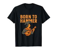Born To Hammer Charpentier Humour Construction Design T-Shirt