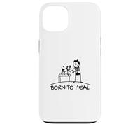 Born To Heal Chien Animal Domestique Vétérinaire Coque pour iPhone 13
