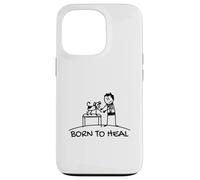 Born To Heal Chien Animal Domestique Vétérinaire Coque pour iPhone 13 Pro