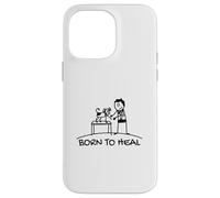 Born To Heal Chien Animal Domestique Vétérinaire Coque pour iPhone 14 Pro Max