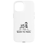 Born To Heal Chien Animal Domestique Vétérinaire Coque pour iPhone 15