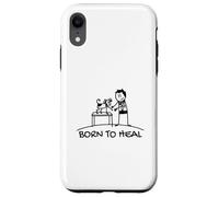 Born To Heal Chien Animal Domestique Vétérinaire Coque pour iPhone XR