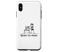 Born To Heal Chien Animal Domestique Vétérinaire Coque pour iPhone XS Max