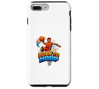 Born to Hoop - Joueur de Basket-Ball Action Sports Design Coque pour iPhone 7 Plus/8 Plus
