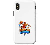 Born to Hoop - Joueur de Basket-Ball Action Sports Design Coque pour iPhone X/XS