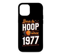 Born to Hoop Since 1977 Anniversaire Thème Basketball Coque pour iPhone 12/12 Pro