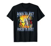 Born to Jest Forced to Joust Art médiéval T-Shirt