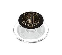 Born to Jest Forced to Joust Mardi Gras Jester Humour PopSockets PopGrip pour MagSafe