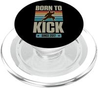 Born to Kick Since 2017 Karaté Thème Anniversaire Garçon Année de Naissance PopSockets PopGrip pour MagSafe