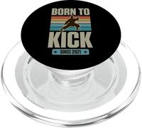 Born to Kick Since 2021 Karaté Thème Anniversaire Garçon Année de Naissance PopSockets PopGrip pour MagSafe