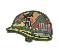 Born to Kill Helmet PVC Patch