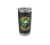 Born To Monocycle Frog One Wheel Cycling Gobelet isotherme en acier inoxydable double paroi