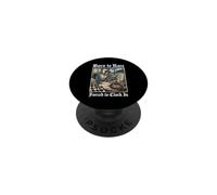 Born to Race Forced to Clock in - Workaholic Racer PopSockets PopGrip Adhésif