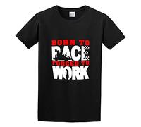 Born to Race Forced to Work Funny Go Karting Kart Car Racing Mens T-Shirt Black Unisex Tee 3XL