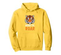 Born to Roar : Fierce Tiger Spirit for Adventurers Sweat à Capuche, Unisexe pour Adultes, Citron, S