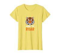 Born to Roar : Fierce Tiger Spirit for Adventurers T-Shirt, Femme, Citron, L