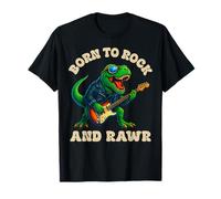 Born to Rock and Rawr, Dinosaure Mignon, garçons Filles Enfants T-Shirt