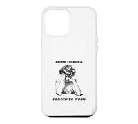 Born to Rock est forcé de Travailler (Funny Life Statement) Coque pour iPhone 12 Pro Max