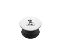 Born to Rock est forcé de Travailler (Funny Life Statement) PopSockets PopGrip Adhésif