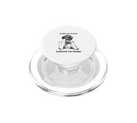 Born to Rock est forcé de Travailler (Funny Life Statement) PopSockets PopGrip pour MagSafe