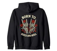 Born to Rock Lets Rock Vintage Retro Rock & Roll Rock Concert Sweat à Capuche