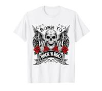 Born To Rock Lets Rock Vintage Retro Rock & Roll Rock Concert T-Shirt
