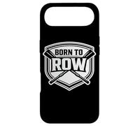 Born to Row Rowing Crew Team Athlete Rower Citation Dire Blague Coque pour iPhone Air