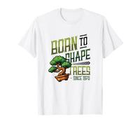 Born to Shape Trees Since 1975 Bonsaï Lover Happy Birthday T-Shirt