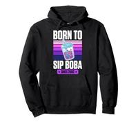 Born to Sip Boba Since 2000 Bubble Tea Thème Anniversaire Année Sweat à Capuche