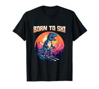 Born to Ski Funny Skiing Goggles Mountain Winter Sports T-Shirt
