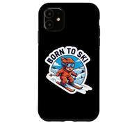 Born to Ski Kids Citation de Ski pour bébé Skieur garçons Filles Coque pour iPhone 11