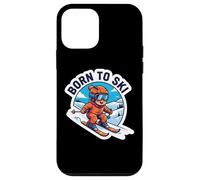 Born to Ski Kids Citation de Ski pour bébé Skieur garçons Filles Coque pour iPhone 12 Mini