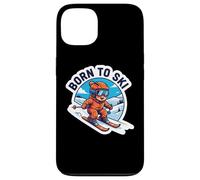 Born to Ski Kids Citation de Ski pour bébé Skieur garçons Filles Coque pour iPhone 13
