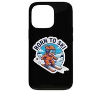 Born to Ski Kids Citation de Ski pour bébé Skieur garçons Filles Coque pour iPhone 13 Pro