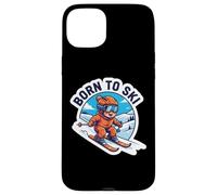 Born to Ski Kids Citation de Ski pour bébé Skieur garçons Filles Coque pour iPhone 15 Plus