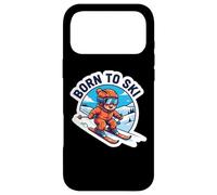 Born to Ski Kids Citation de Ski pour bébé Skieur garçons Filles Coque pour iPhone 17 Pro Max