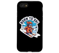 Born to Ski Kids Citation de Ski pour bébé Skieur garçons Filles Coque pour iPhone SE (2020) / 7/8