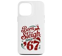 Born to Sleigh Since '67 Christmas - 58 Birthday Coque pour iPhone 13 Pro Max