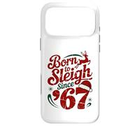Born to Sleigh Since '67 Christmas - 58 Birthday Coque pour iPhone 17 Pro Max