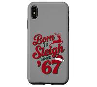 Born to Sleigh Since '67 - Classic Vintage 67 Christmas Coque pour iPhone XS Max